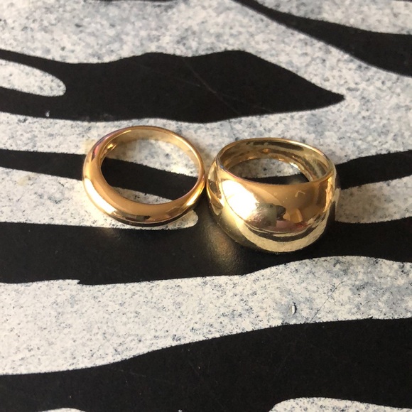 Gold Sculptural Rings(2) - Picture 11 of 15